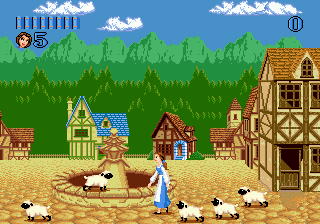 Beauty and the Beast: Belle's Quest screenshot 5 for Sega Genesis